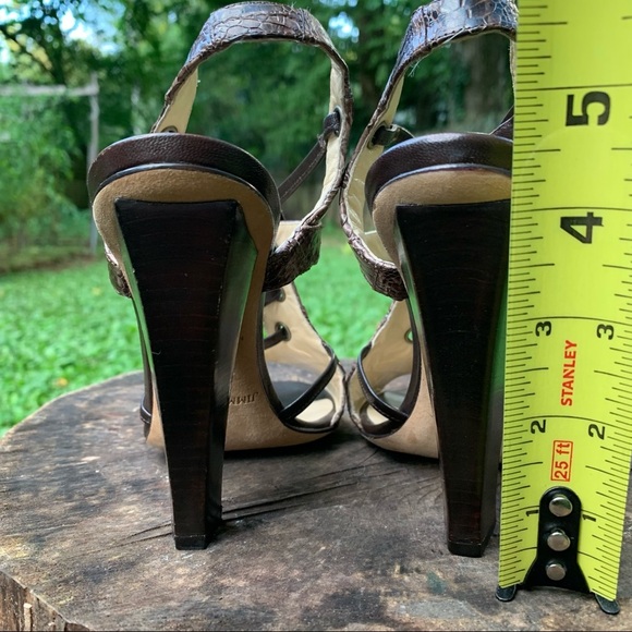 NWOB Jimmy Choo 081 Evita Exotic Gallus sandals - Picture 6 of 16